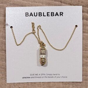 BaubleBar Gold and Cream Pendant Necklace - NWT!!